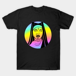 Satanic Nun. Bad Nun T-Shirt